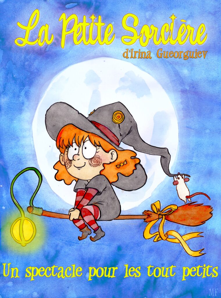 Affiche du spectacle La petite sorcière à la Comédie du Finistère